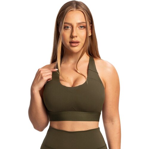 GymBeam limitless sports bra espresso Slike