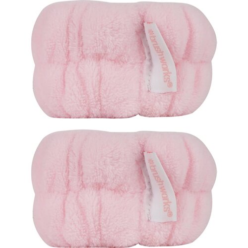 Brushworks Microfibre Wrist Wash Bands zapestnice proti brizganju vode pri umivanju obraza 2 kos Cene