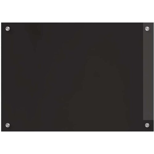 VidaXL Kuhinjski za&amp;scaron;tita Crna 70 x 50 x 0.8 cm Slike