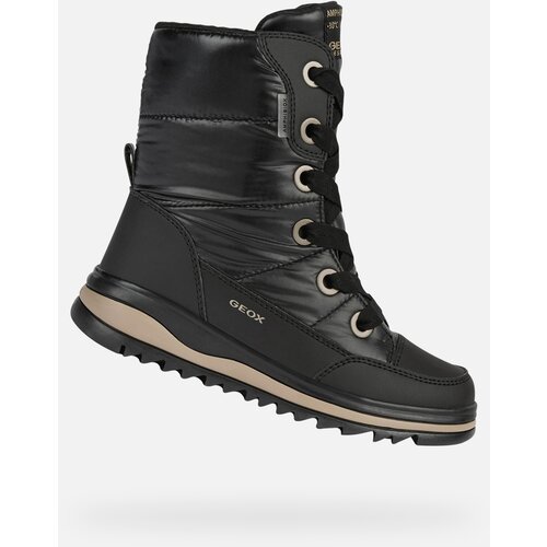 Geox Black Girls' Winter Boots Adelhide AB - Girls Cene