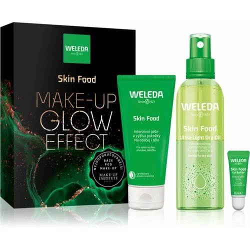 Weleda Skin Food Make-Up Glow Effect poklon set (za sjaj i hidrataciju)