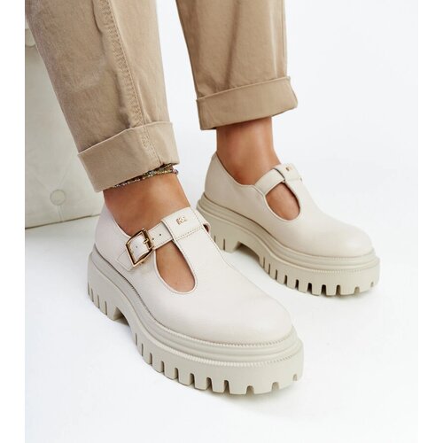Gemre Beige leather shoes Karino Slike