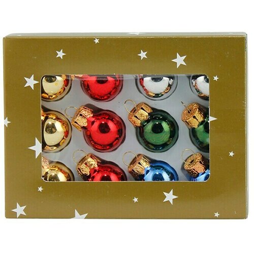  set kuglica za božićno drvce (raznobojno, staklo, promjer: 2 cm) Cijene