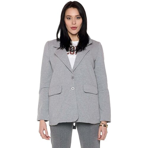 Leone 1947 Jakne & Blazerji Woman Jackets Pearl Siva Cene