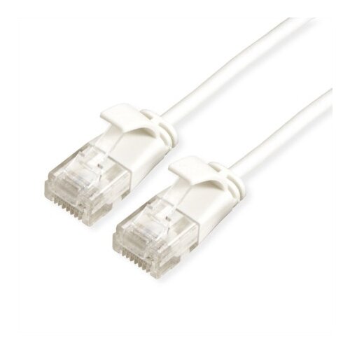 Secomp Roline UTP Data Center PatchCord SLIM Cat6A/Class EA LSOH white 1m ( 4208 ) Cene