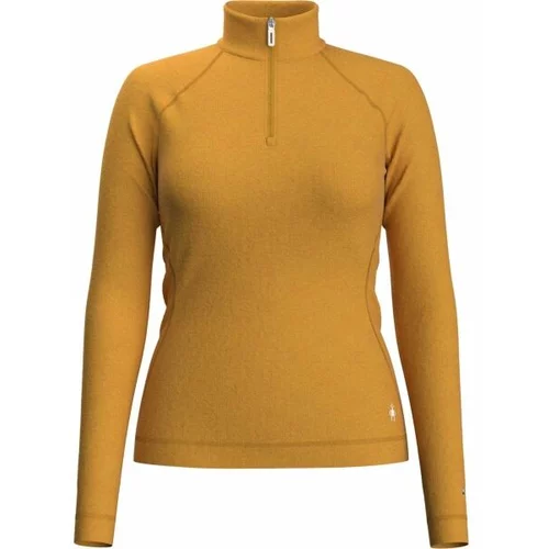 Smartwool W CLASSIC THERMAL MERINO BL 1/4 ZB Ženska majica, žuta, veličina