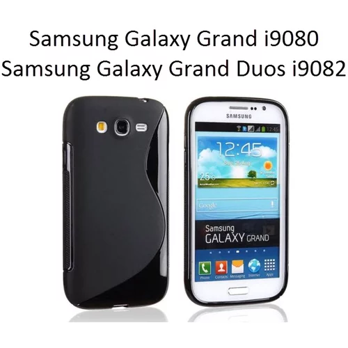 Gumijasti / gel etui S-Line za Samsung Galaxy Grand i9080 / Grand Duos i9082 - črni