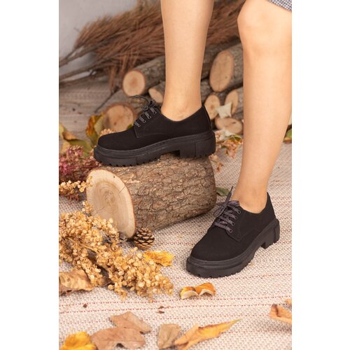 armonika FLR205-1 LACED THICK SOLE SUEDE SHOES Slike