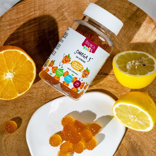  Multivitamini in Omega 3 v bonbonih za otroke Cene