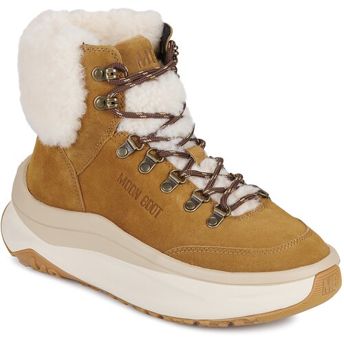 Moon Boot Pol&amp;scaron;kornji MB MOON247 CITY SHEARLING MID Kostanjeva Slike