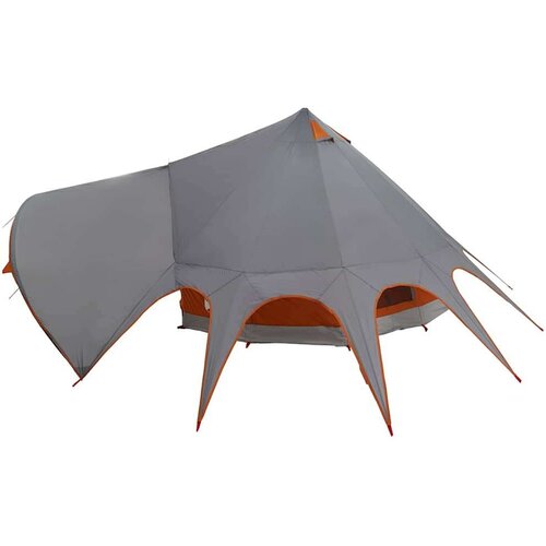  Teepee &amp;scaron;ator s krovom Siva i narančasta 600 x 600 x 347 cm Slike