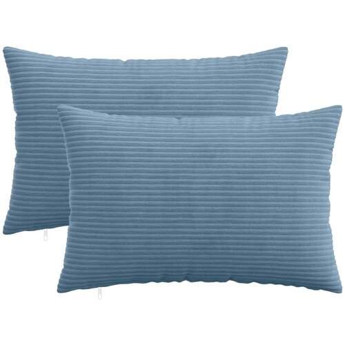  Presvlaka za jastuk 2 pcs HEERLEN Plava 50 x 80 cm Kord Cijene