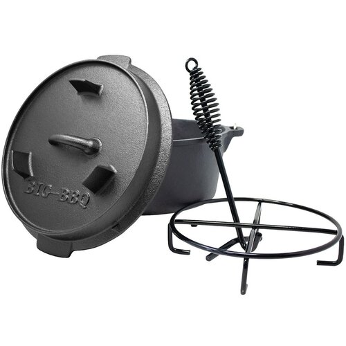 Klarstein Guernsey, vrhunski lonec iz litega železa, 4.5 barbecue lonec, lito železo, nogice, velikost S/4.5 qt/4,2 l Cene