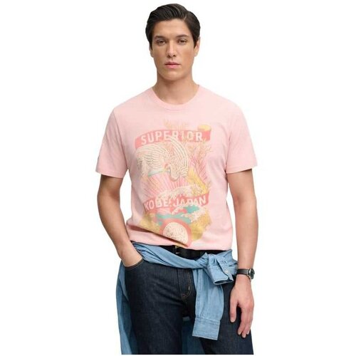 Superdry pink mu&scaron;ka majica Cene