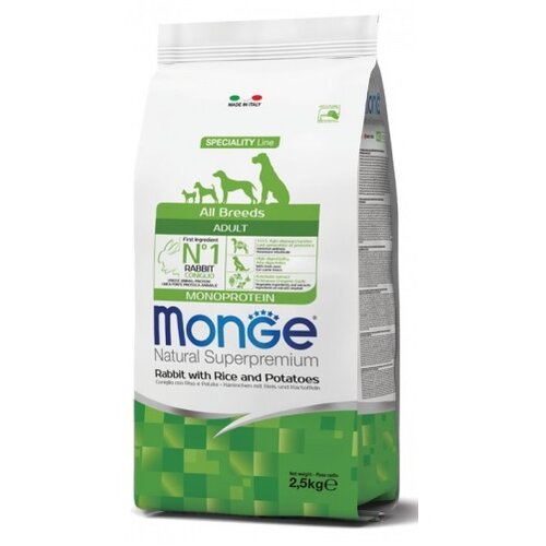 Monge all Breeds Monoprotein - Adult - Zečetina 2.5kg Cene