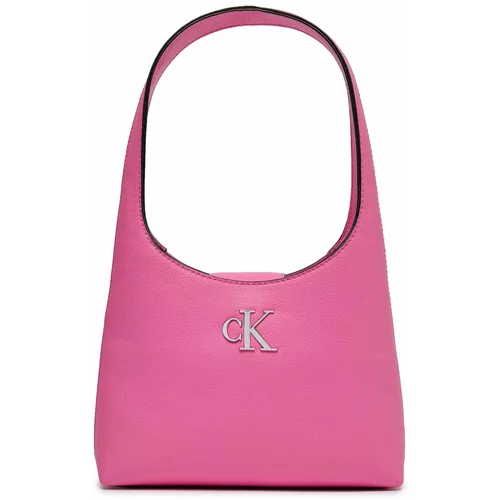 Calvin Klein Jeans Ročna torba Minimal Monogram Shoulder Bag K60K610843 Pink Amour TO5