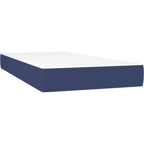 vidaXL Vzmetnica z žepkasto vzmetjo modra 80x200x20 cm blago, (20792285) Cene