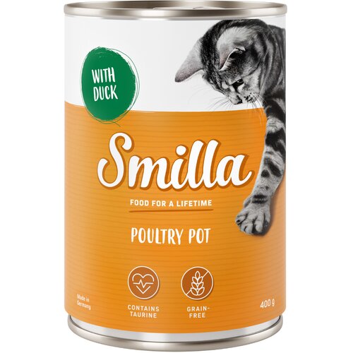  20 + 4 gratis! Smilla mokra mačja hrana 24 x 400 g - Perutninski lonček - Mehka perutnina z raco Cijene