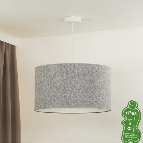  Duolla - Visilica na sajli ROLLER ECO RECYCLING 1xE27/15W/230V prečnik 45 cm siva Slike