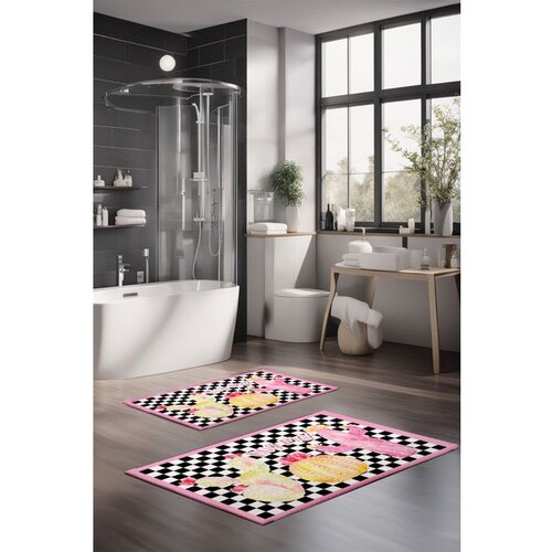  CT-5281 multicolor bathmat set (2 pieces) Cene