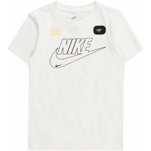 Nike Sportswear Majica 'CLUB+ FUTURA' rumena / črna / bela