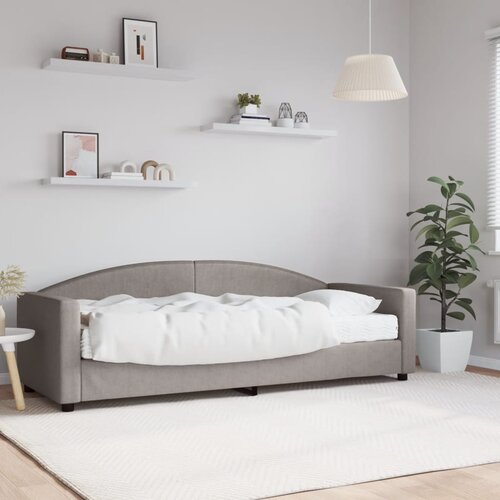  Dnevni krevet s madracem smeđesivi 80 x 200 cm od tkanine Cijene