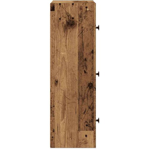 vidaXL Regal za knjige boja starog drva 40x24x77 cm konstruirano drvo Cijene