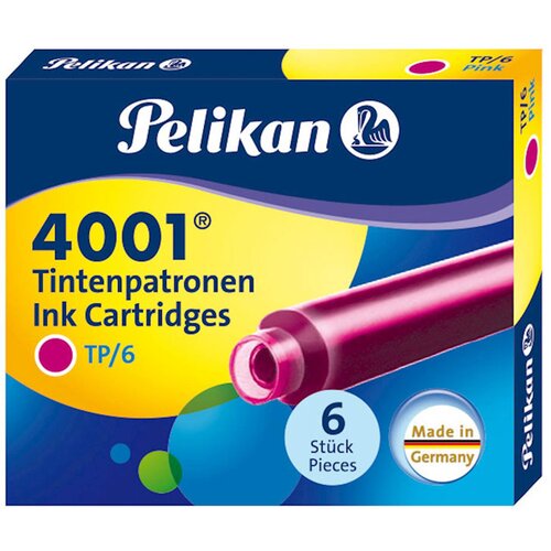 Pelikan Črnilni vložek TP/6, roza Cene