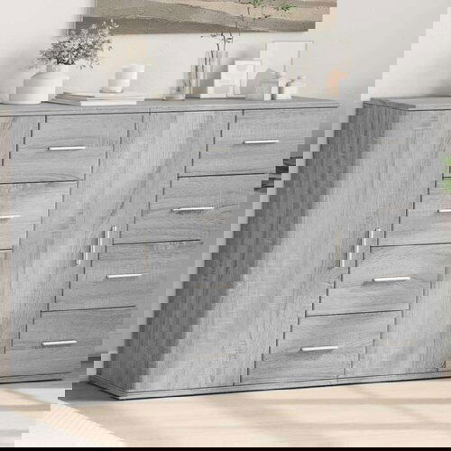  Komoda 2 kom boja hrasta sonome 59x39x80 cm konstruiranog drva Cijene