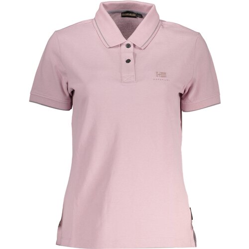 Napapijri WOMEN&amp;amp;#39;S SHORT SLEEVE POLO PINK Slike