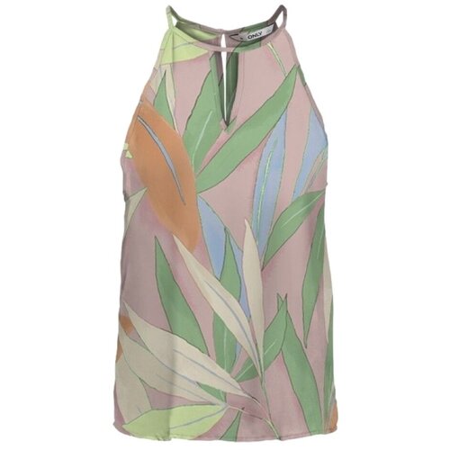 Only Topi & Bluze Top Alma Life Poly - Coral Cloud Večbarvna Cene