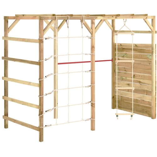 vidaXL Plezalni okvir 240x100x170 cm impregnirana borovina Cene