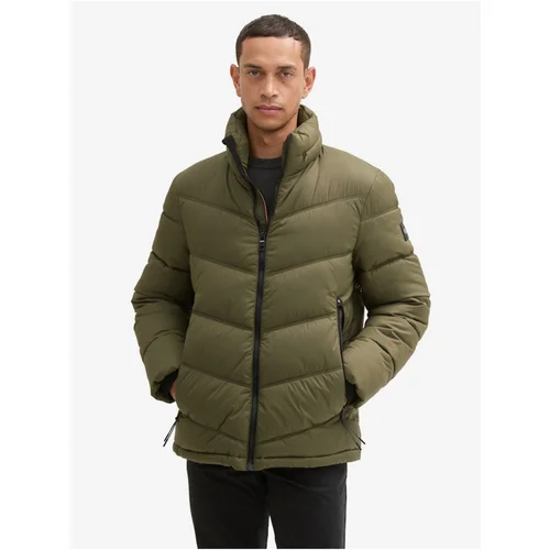 Tom Tailor Green men's quilted jacket - Men