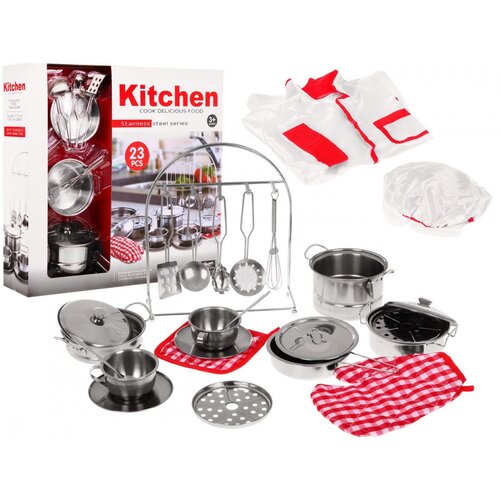  Dječji set za kuhanje za igru sa stalkom Chef Apron Cijene