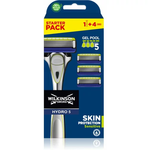 Wilkinson Sword Hydro5 Skin Protection Sensitive brijač + zamjenske britvice 4 kom 1 kom