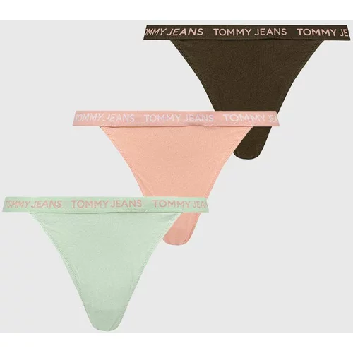 Tommy Jeans Tange 3-pack boja: zelena