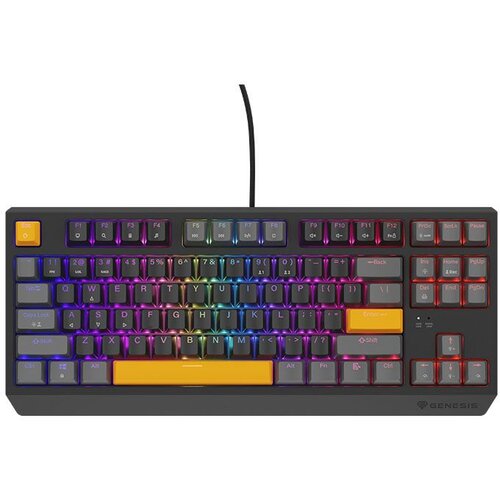 Genesis Gaming tastatura Thor 230 Outemu Red Switch, Mehanička, TKL, Tamnosiva Cene