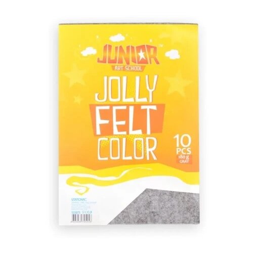 Junior jolly color felt fini filc a4 10k - odaberite nijansu siva ( 135075 ) Cene