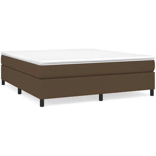 Maison Chic Box spring postelja - Vzmetna postelja z vzmetnico temno rjava 180x200 cm blago SL20935, (21893158) Cene