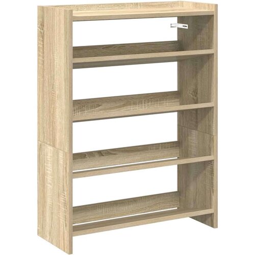 VidaXL stalak za cipele boja hrasta 80x25x61,5 cm konstruirano drvo Slike