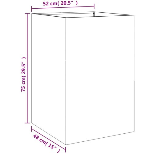  Sadilica crna 52 x 48 x 75 cm od čelika Slike