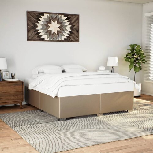  Okvir za krevet boja cappuccina 200x200 cm od umjetne kože Cene