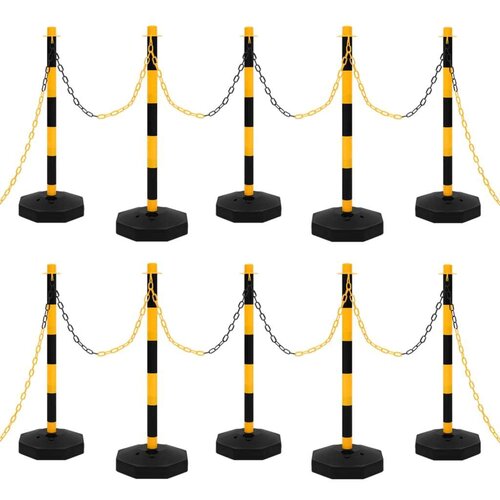  Set stupova s lancima 10 m plastični lanac Cijene