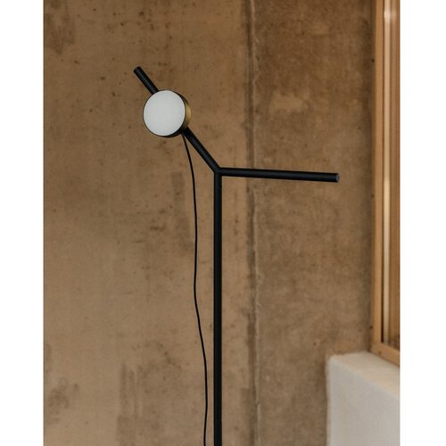 Kave Home Črna LED zatemnitvena stoječa svetilka (vi&amp;scaron;ina 160 cm) Orey &amp;ndash; Slike