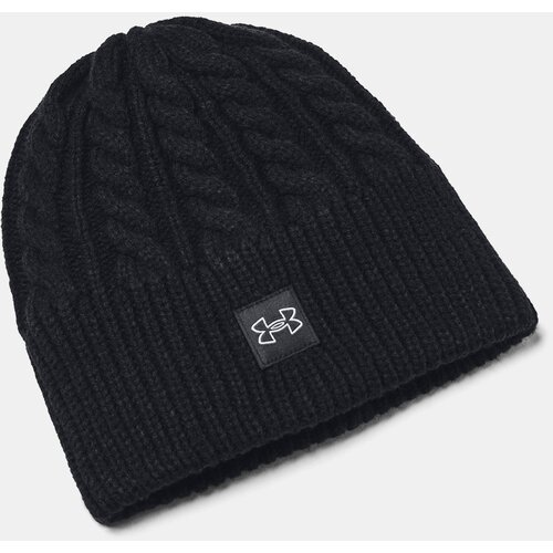 Under Armour Halftime Cable Knit Beanie - BLK - Women's Cijene
