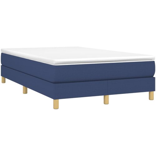 Maison Chic Box spring postelja - Vzmetna postelja z vzmetnico modra 120x190 cm blago SL16313, (21882953) Slike
