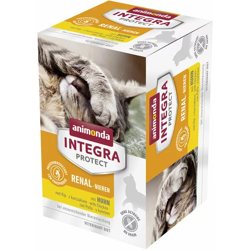 Animonda Integra Protect Adult za bubrege - zdjelice 6 x 100 g - Piletina