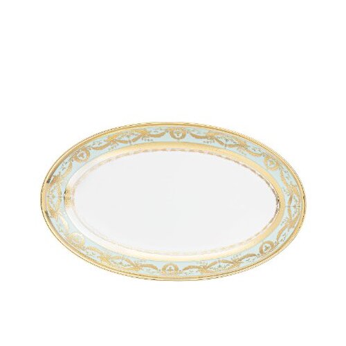 Zepter Masterpiece imperial gold celadon oval 24CM Slike