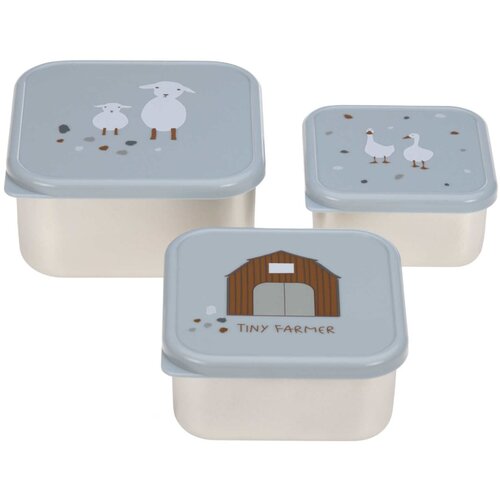 Lässig posuda za pospremanje 3 kosi tiny farmer blue Cijene