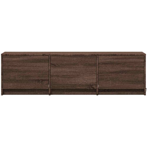  ormarić s LED rasvjetom Smeđi hrast 140 x 34 x 40 cm Slike